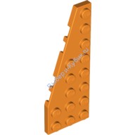 Деталь Лего Пластина Клин 8 х 3 Левая Цвет Оранжевый