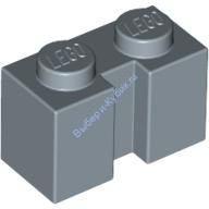 Деталь Лего Кубик Модифицированный 1 х 2 С Углублением Цвет Песочно-Голубой