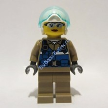 Минифигурка Лего Сити Пилот-Спасатель