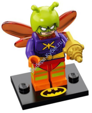 Минифигурка Лего Коллекционные Супер Хироус Серия 2 (Полный Комплект С Подставкой И Аксессуарами) Мотылек-Убийца coltlbm2-12