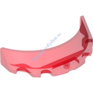 Деталь Лего Лобовое Стекло 3 х 6 х 1 Изогнутое Цвет Прозрачно-Красный