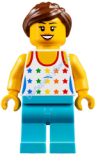 Минифигурка Лего  Сити - Девушка