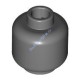 Деталь Лего Голова Минифигурки Цвет Темно-Серый