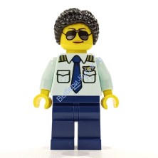 Минифигурка Лего Сити Пилот cty1678