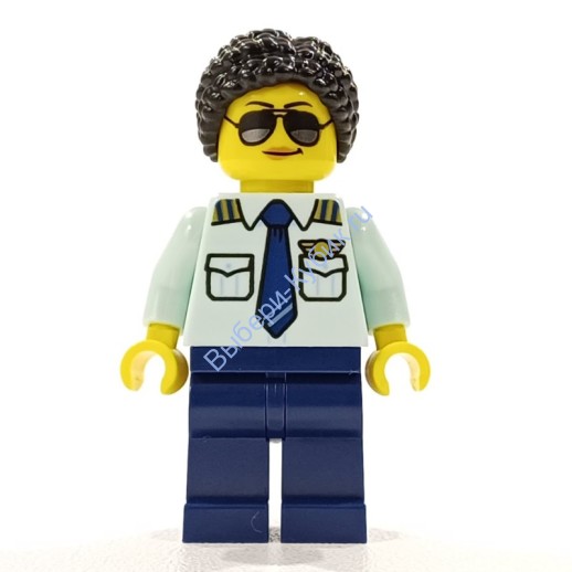 Минифигурка Лего Сити Пилот cty1678