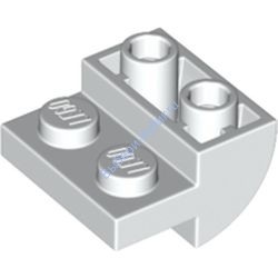 Деталь Лего Скос Перевернутый 2 х 2 х 1 Двойной С 2 Утопленными Шпильками Цвет Белый