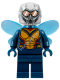 минифигурка лего супер хиро - The Wasp (Hope van Dyne) - Trans-Medium Blue Wings