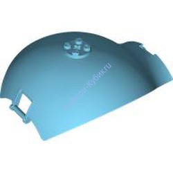 Деталь Лего Панель 10 х 4 х 13 Изогнутая Коническая С Ручкой На Каждом Конце 4 Шпильки На Стороне Цвет Умеренно-Лазурный