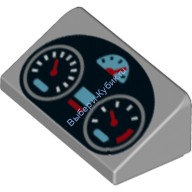 Деталь Лего Скос 30 1 х 2 х 2/3 Приборная Панель Цвет Светло-Серый