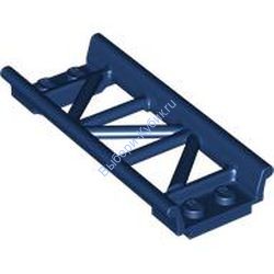 Деталь Лего Путь для Поезда / Роликовой Машины Прямой 8L Цвет Темно-Синий