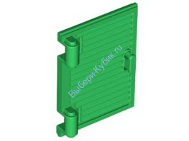 Деталь Лего Окно 1 х 2 х 3 Затвор С Петлями Цвет Зеленый