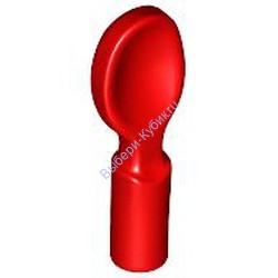 Деталь Лего Ложка С Плоским Концом Цвет Красный