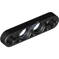 Деталь Лего Техник Бим 1 х 4 Тонкий Цвет Черный