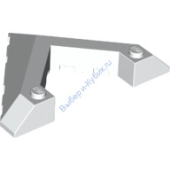 Деталь Лего Клин 6 х 8 Заостренный Вырез Цвет Белый