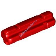 Деталь Лего Техник Ось 2 Зазубренная Цвет Красный