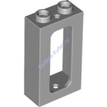 Деталь Лего Окно Поезда 1 х 2 х 3 Цвет Светло-Серый