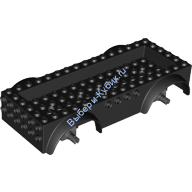 Деталь Лего База Т/С 8 x 16 x 2 1/2 С Брызговиками И Утопленным Центром Цвет Черный