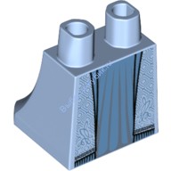 Деталь Лего Юбка С Рисунком Цвет Ярко-Светло-Голубой