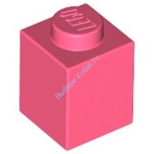 Деталь Лего Кубик 1 х 1 Цвет Коралловый