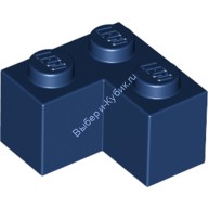 Деталь Лего Кубик 2 х 2 Угол Цвет Темно-Синий