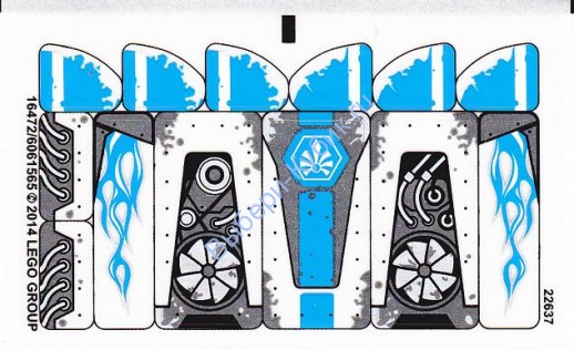 Наклейки К Набору Лего 70129 "Lavertus' Twin Blade"16472 / 6061565