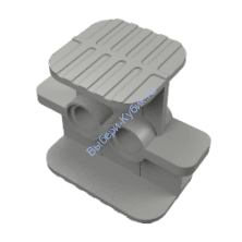 Деталь Лего Техник Держатель Ремня 2 х 4 х 2 Цвет Темно-Серый