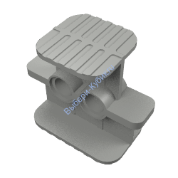 Деталь Лего Техник Держатель Ремня 2 х 4 х 2 Цвет Темно-Серый