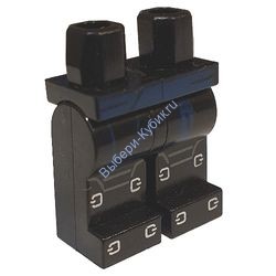 Деталь Лего Ноги С Рисунком Цвет Черный