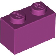 Кубик 1 х 2, Цвет: Маджента