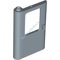 Деталь Лего Дверь 1 х 4 х 5 Для Поезда Левая Цвет Песочно-Голубой