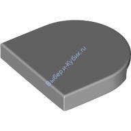 Деталь Лего Плитка Круглая 2 х 2 Половина Круга Цвет Светло-Серый