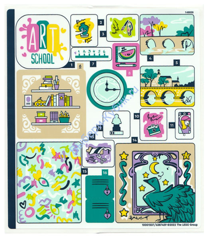 Наклейки К Набору Лего 41711 - (10001507/6387459)