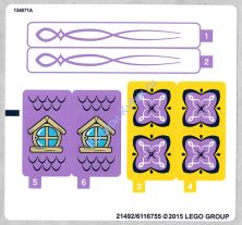 Наклейки К Набору Лего 41077 - (21492/6116755)