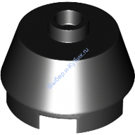 Деталь Лего Конус 2 х 2 Обрезанный Цвет Черный