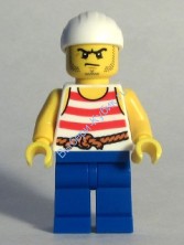 Минифигурка Лего Пираты - ​Пират 9 pi170