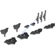 Деталь Лего Оружие Бэтмена 11 Шт В Упаковке Цвет Перламутрово-Темно-Серый