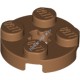 Деталь Лего Пластина Круглая 2 х 2 С Отверстием Под Ось Цвет Карамельный