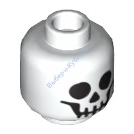 Деталь Лего Голова Минифигурки Цвет Белый