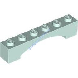 Деталь Лего Арка 1 х 6 Приподнятая Цвет Светлая Аква