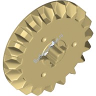 Деталь Лего Техник Шестерня 20 Зубьев Скошенная Цвет Песочный