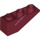 Деталь Лего Скос Обратный 33 3 х 1 Цвет Темно-Красный