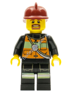 Минифигурки Лего Сити - Пожарный cty0342