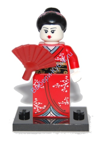 Минифигурка Лего Коллекционные (без упаковки) Девушка В Кимоно Серия 4