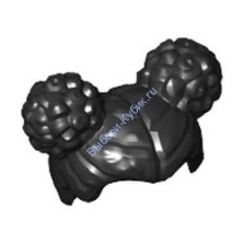 Деталь Лего Волосы Минифигурки Цвет Черный