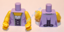 Деталь Лего Торс С Рисунком Цвет Лавандовый