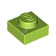 Деталь Лего Пластина 1 х 1 Цвет Лайм