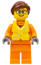 Минифигурка Лего Сити - Женщина-пилот плота