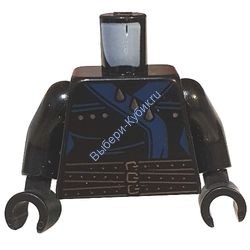 Деталь Лего Торс С Рисунком Цвет Черный