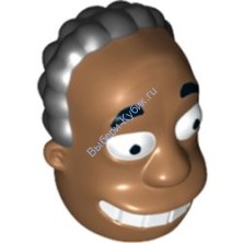 Деталь Лего Голова Модифицированная Симпсоны Цвет Карамельный