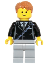 Минифигурка Лего Сити -   Bank Secretary (10251)